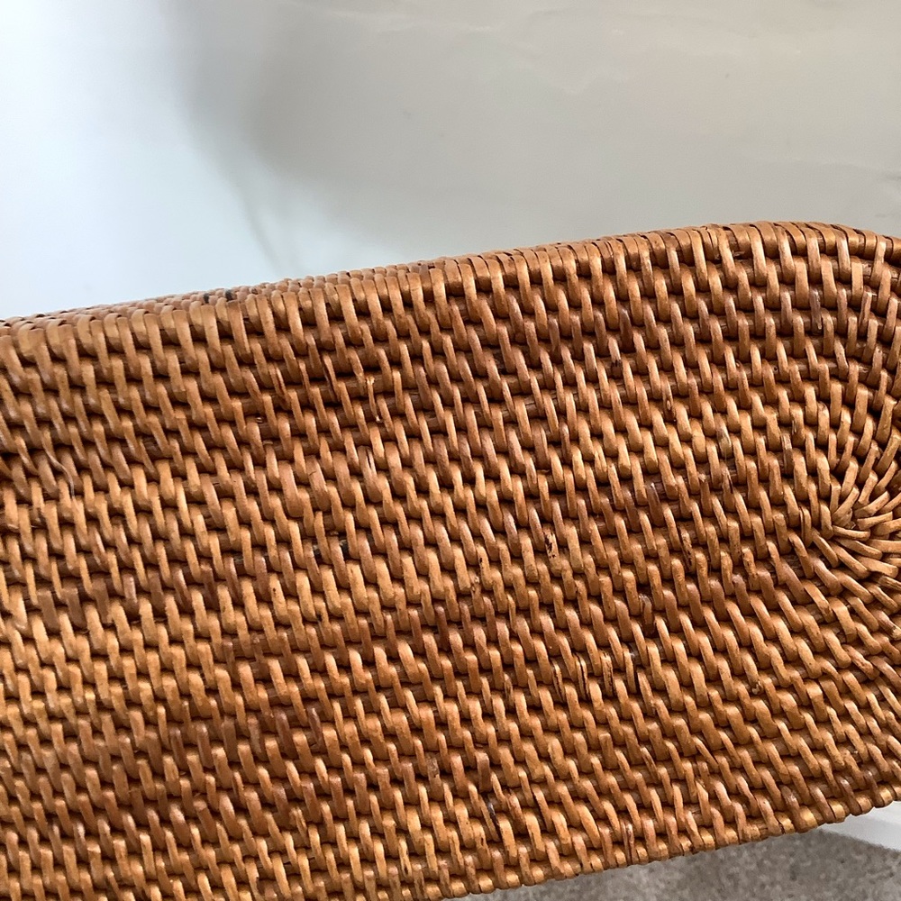 Small Straw Rectangle Bag - image 5